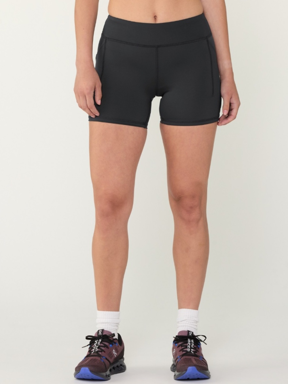Rabbit Running Speed Leggy Shorts 4” Inseam Size Large, Black Compression Biker